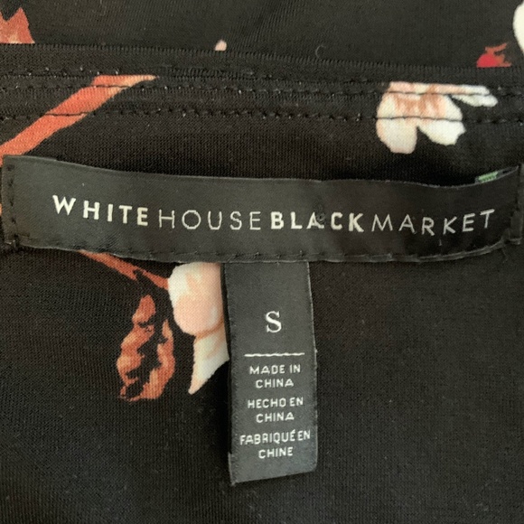 NWOT White House Black Market Floral Dress Cuffed - Picture 5 of 6